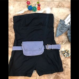 Navy Blue Romper, zipper up back  💙